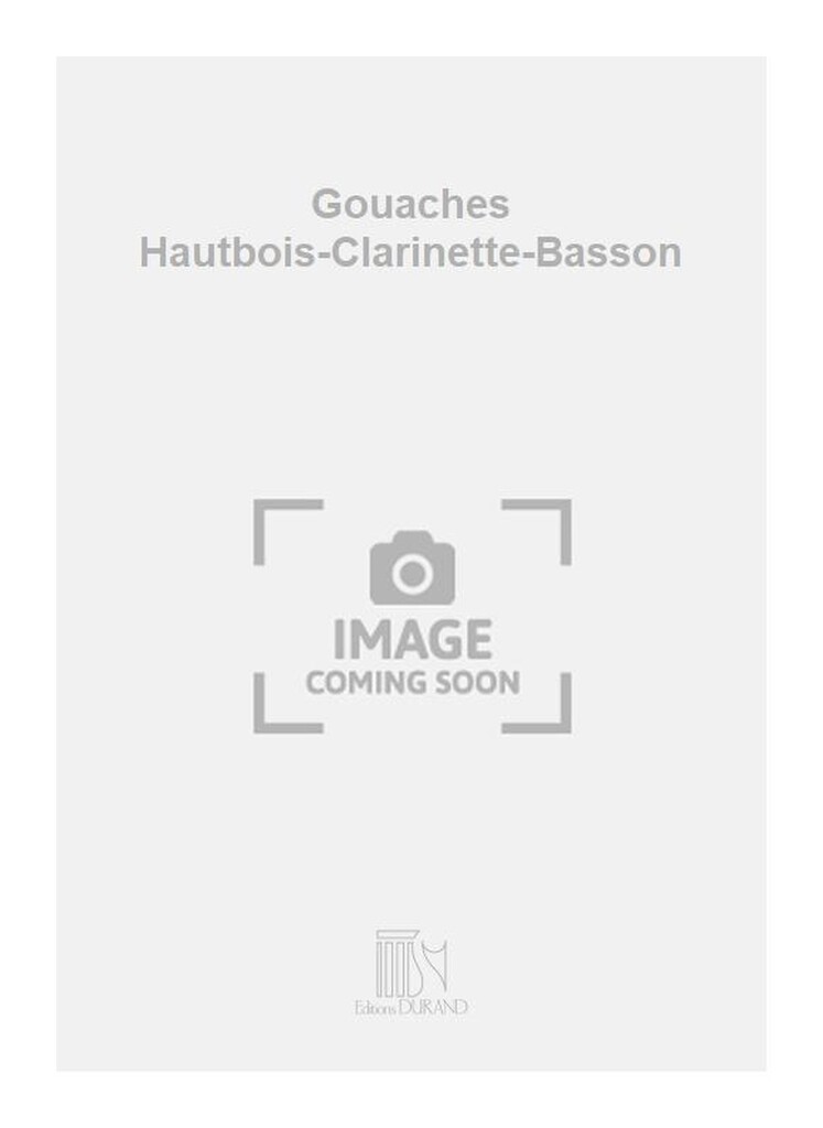Gouaches Hautbois-Clarinette-Basson